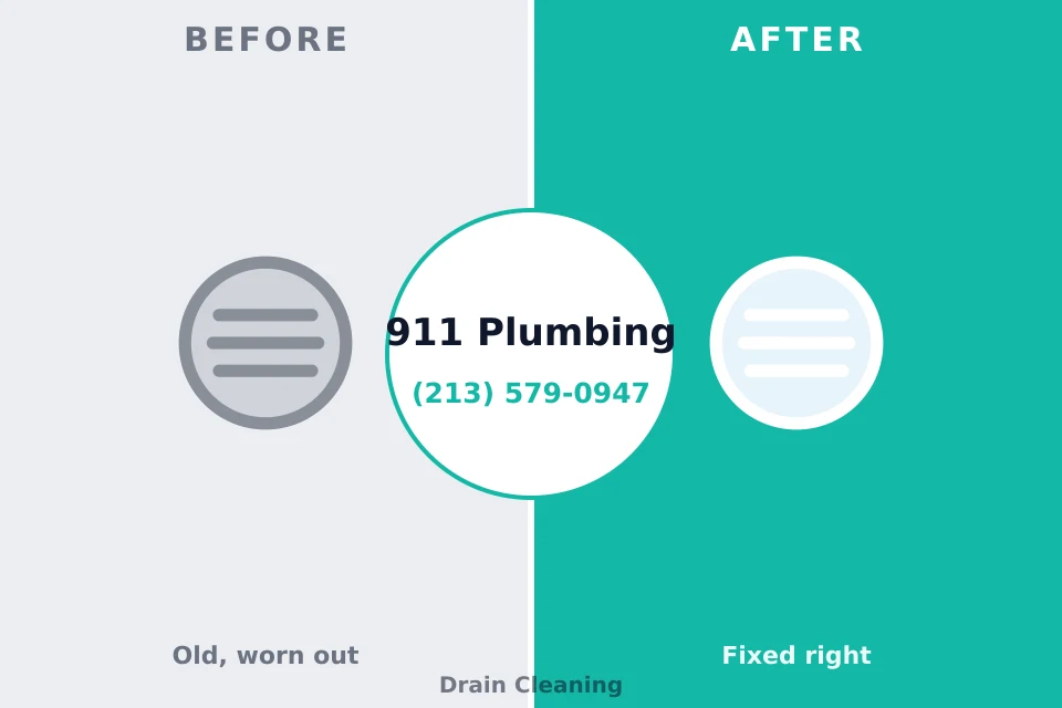 Before and after: plumbing company Hinckley, MN